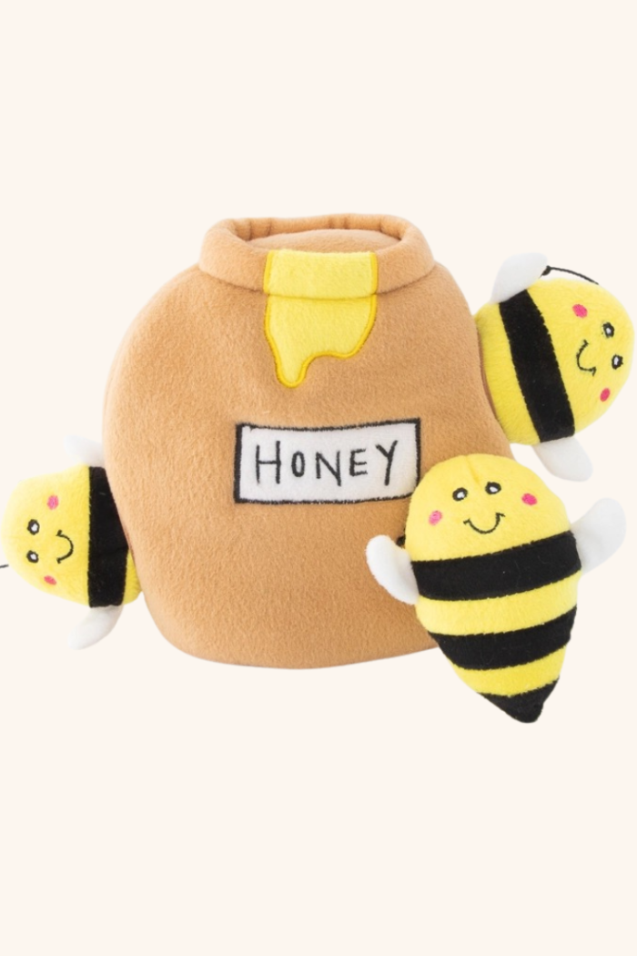 Peluche interactive Pot de Miel et Abeilles